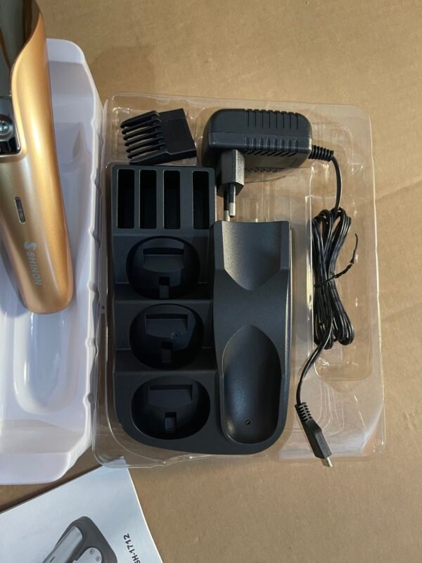 Shinon SH 1712 8 in 1 Hair trimmer clipper shaver grooming kit multifunctional hair cutting machine - Image 3