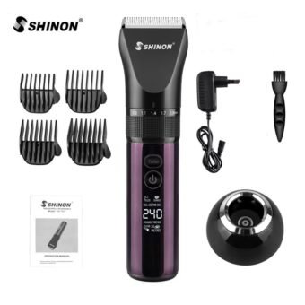 Shinon SH 7627 Hair trimmer Digital Display Hair clipper hair cutting machine