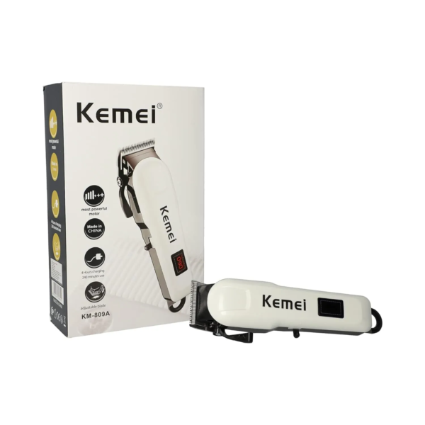 Original Kemei KM 809a hair trimmer electric hair removal trimer clipper shaving machine shaver for men women barber salon trimmer hair machine - Image 4