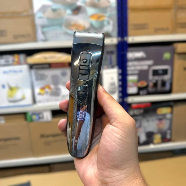 Original Tofuls G 9928 Professional Hair Trimmer Clipper for Men | Barber Style Hair Cutting Machine with LED Display & Turbo Function | Corded & Cordless Use - Image 3