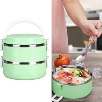 Premium Stackable Stainless Steel Lunch Box  durable & Portable
